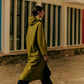 Hooded Waxed Cotton Parka, Seaweed