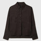 Jacquard Classic Shirt, Dark Brown
