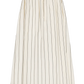 Linear Skirt, Greige Pinstripe