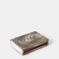 Small Silver Stamped Matchbox