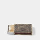 Small Silver Stamped Matchbox