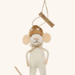Mushroom Cap Mouse Ornament