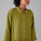 Garment Dyed Linen Shirt Dress, Olivine