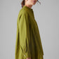 Raised Stripe Cotton Poplin Shirt, Pea Shoot