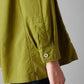 Raised Stripe Cotton Poplin Shirt, Pea Shoot