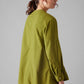Raised Stripe Cotton Poplin Shirt, Pea Shoot
