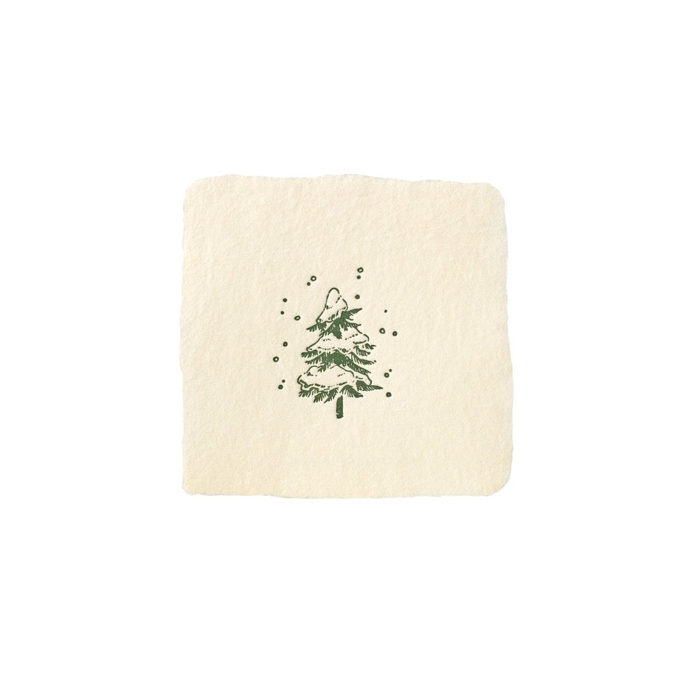 Snowy Pine Tree Card