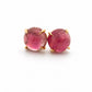 Pink Tourmaline Studs