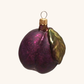 Plum Glass Ornament, Large