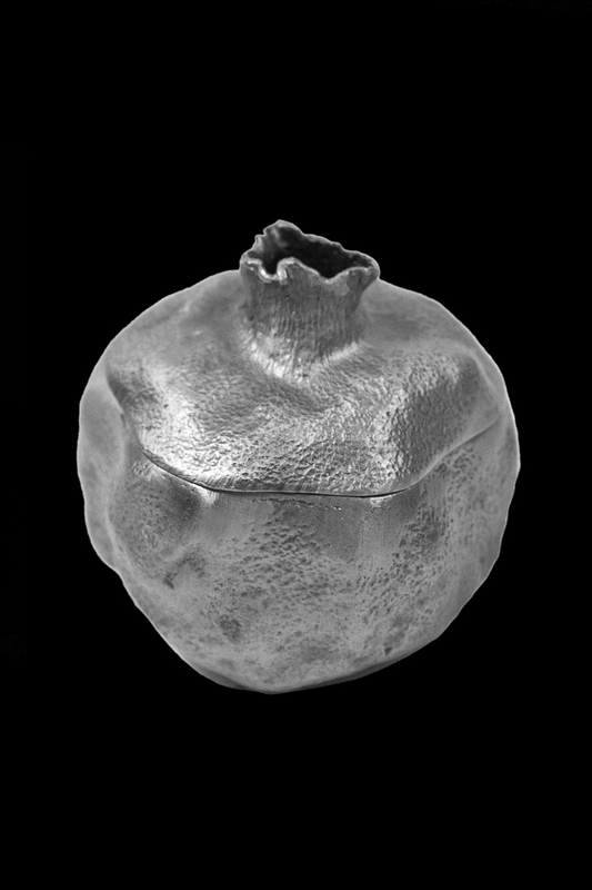 Pomegranate Box, Silver