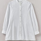 Raised Stripe Cotton Poplin Shirt, Paper White