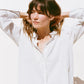 Rayne Blouse, Blue Stripe