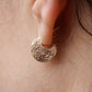 Beloved Rose Disc Hoops