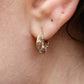 Beloved Rose Disc Hoops