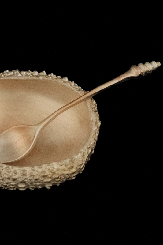 Sea Urchin Salt Dish, Copper