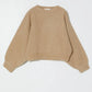 Balloon Sleeve Sweater, Sand
