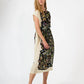 Simple Dress, Panel Print J-Pressed Flowers