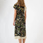 Simple Dress, Panel Print J-Pressed Flowers