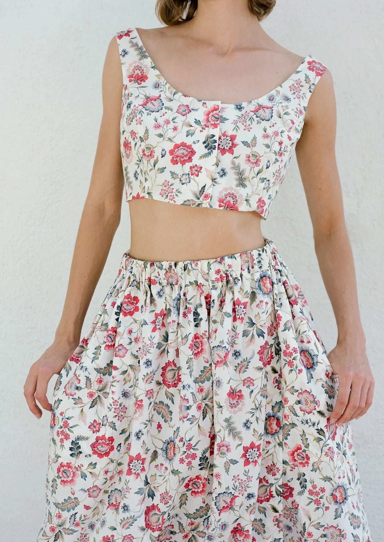 Evan Maxi Skirt, Perennial Floral