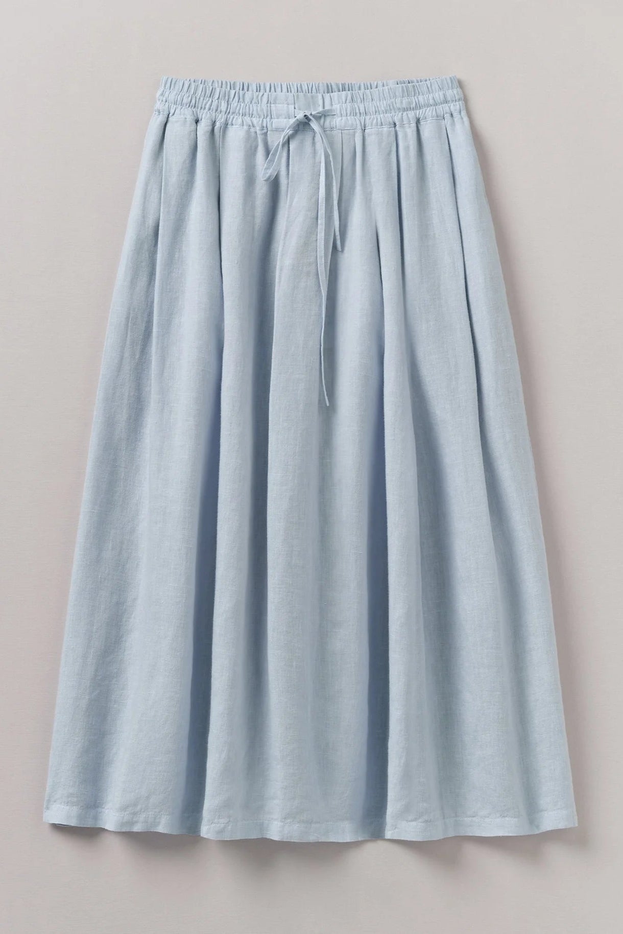 Linen Skirt, Egg Blue