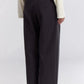 Straight Trousers, Dark Grey