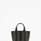 Striped Gorriti Handbag, Green & Black