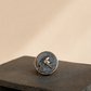 Black Jade with Pyrite Ring