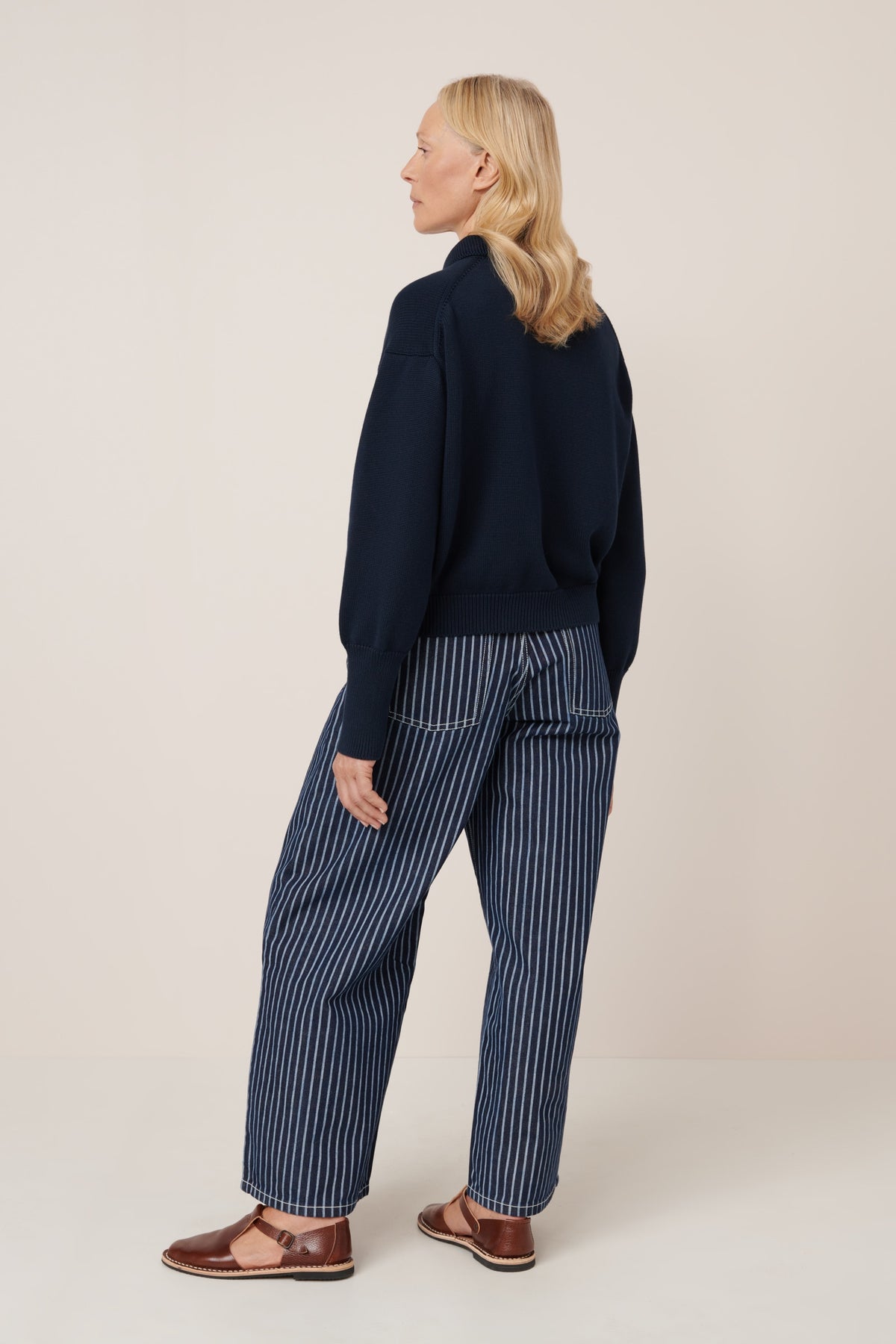 Utility Cardigan, Indigo