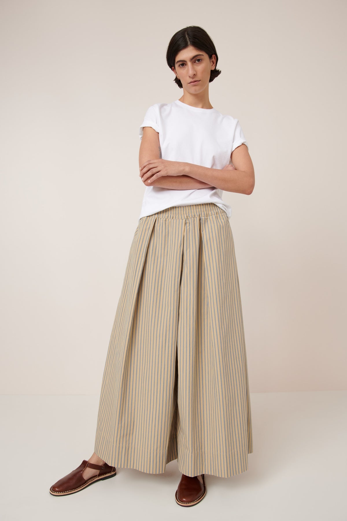 Athena Pant, Double Pinstripe