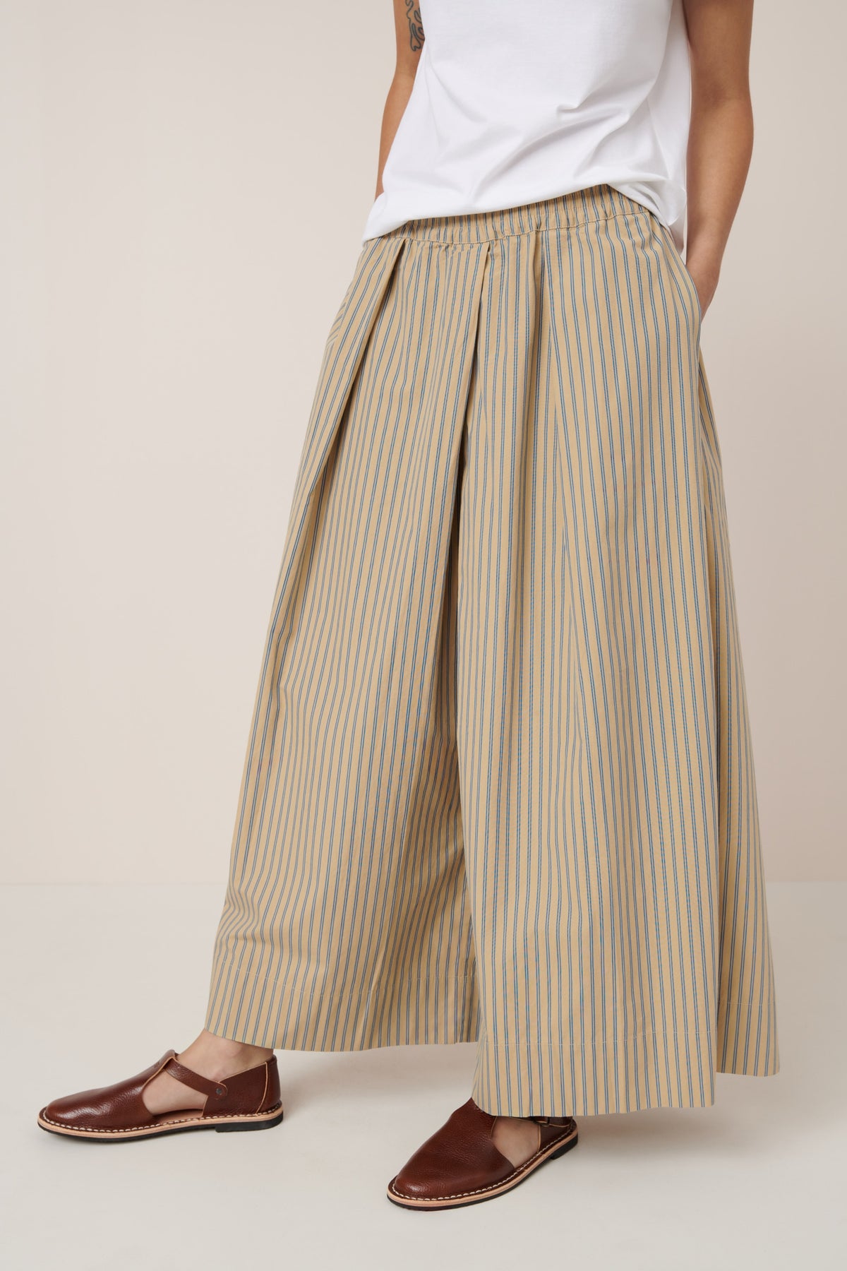 Athena Pant, Double Pinstripe