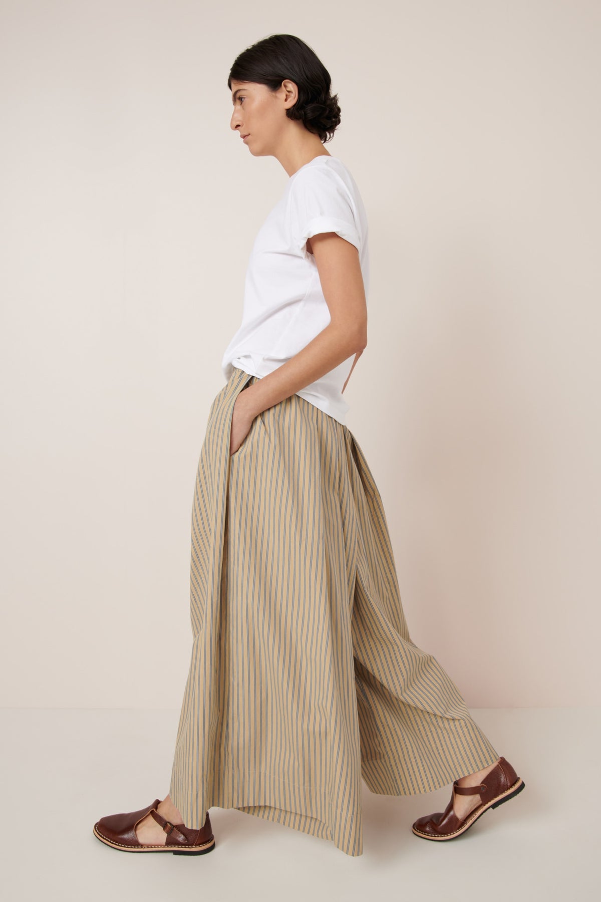 Athena Pant, Double Pinstripe