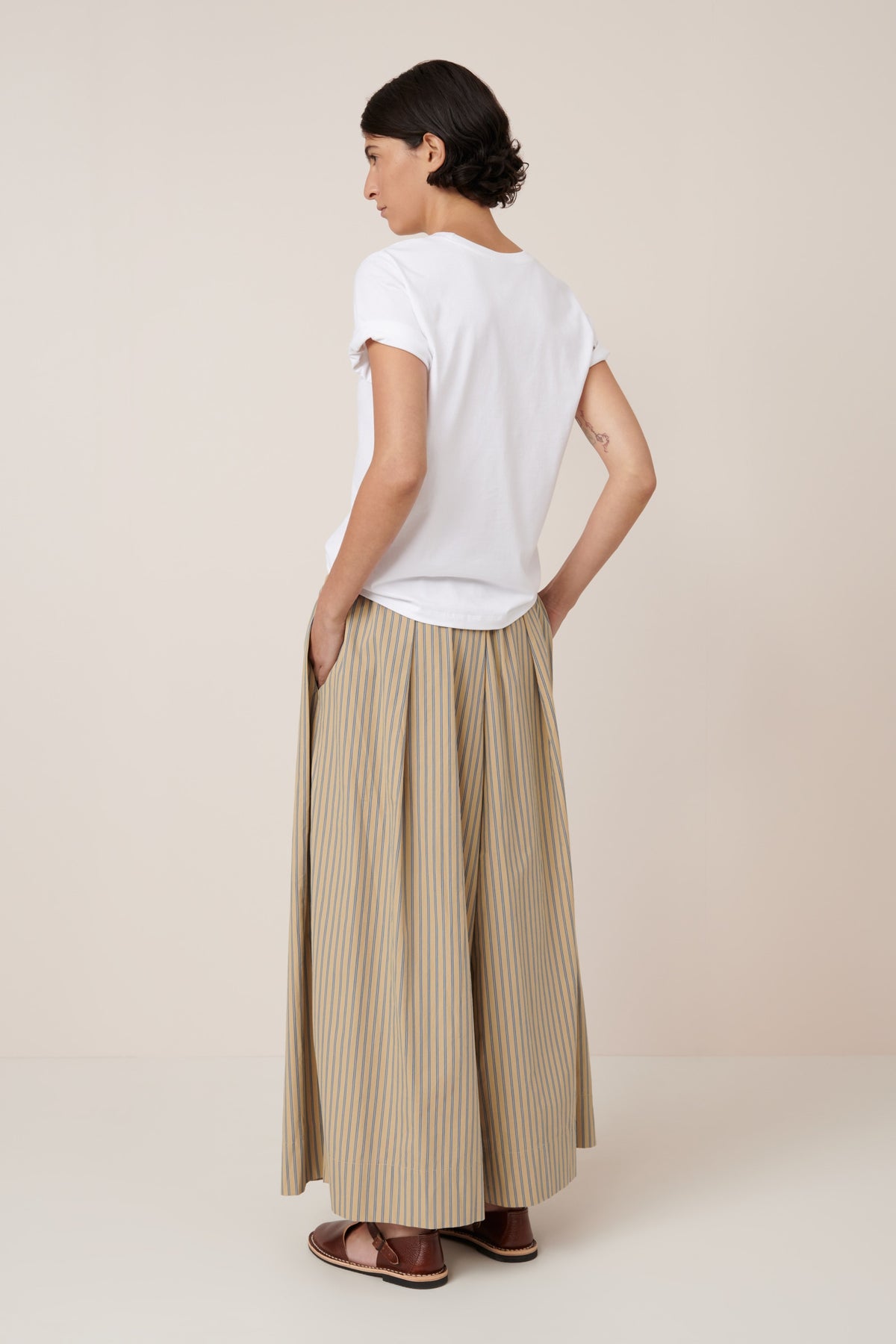 Athena Pant, Double Pinstripe