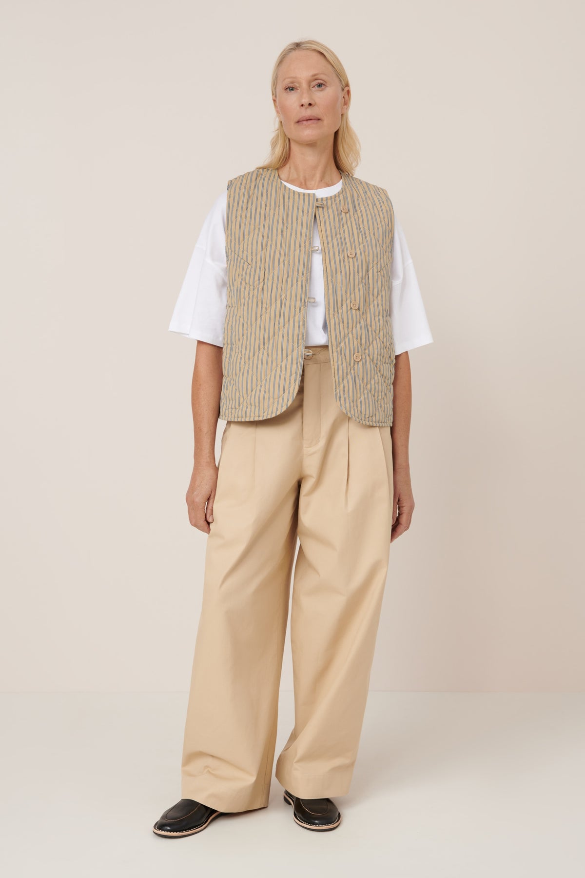 Axis Vest, Double Pinstripe
