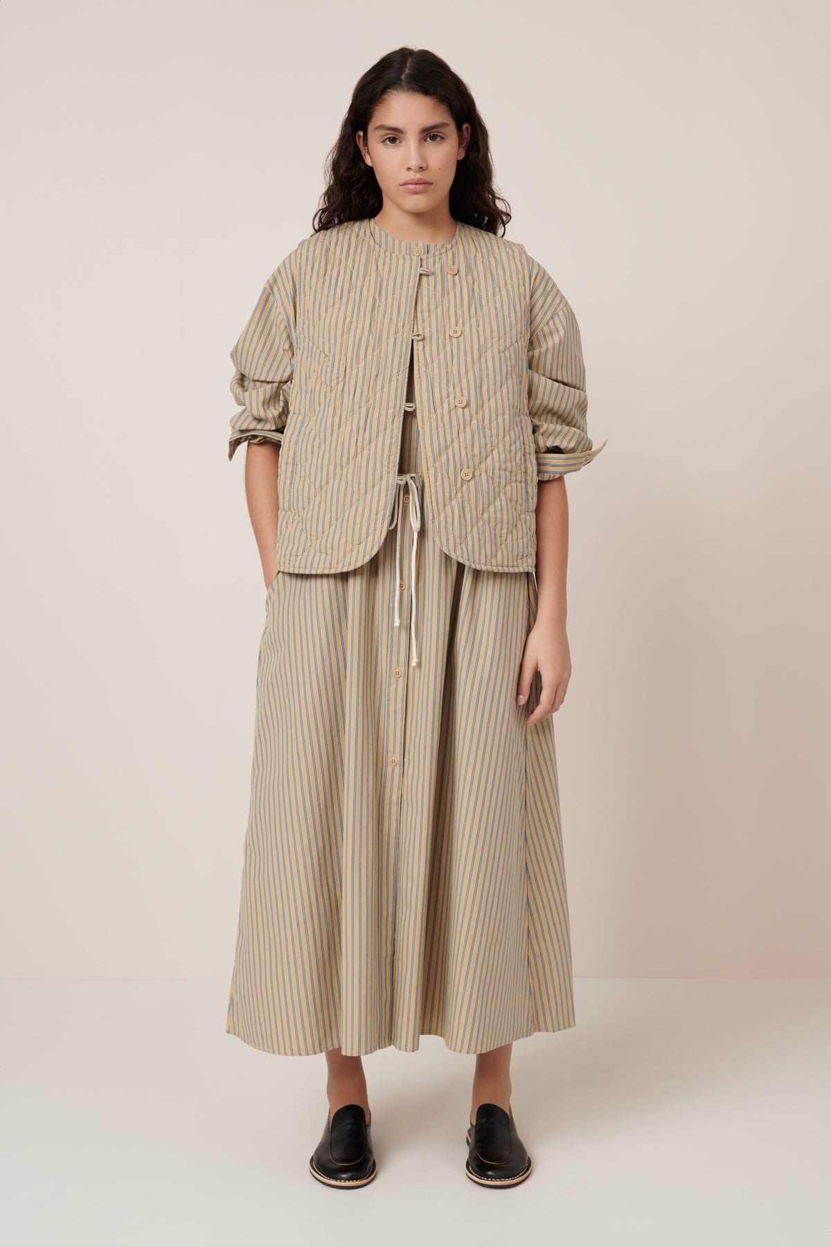Axis Vest, Double Pinstripe