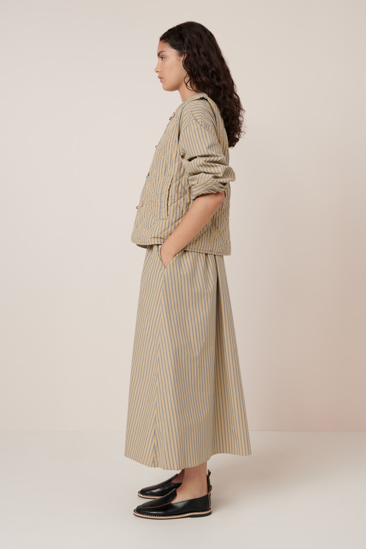 Axis Vest, Double Pinstripe