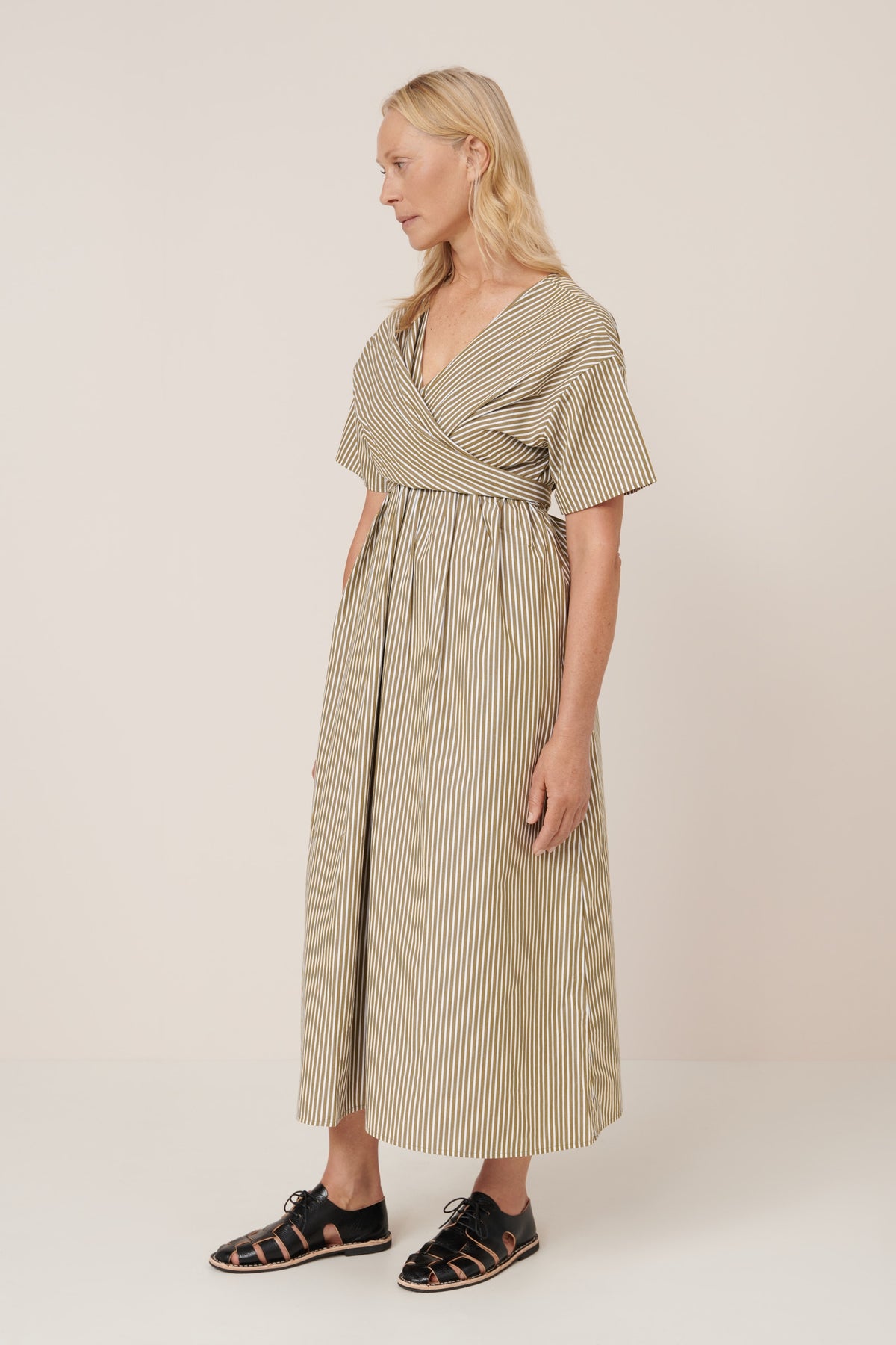 Composer Dress, Treetop Stripe