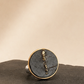 Black Slate with Pyrite Ring