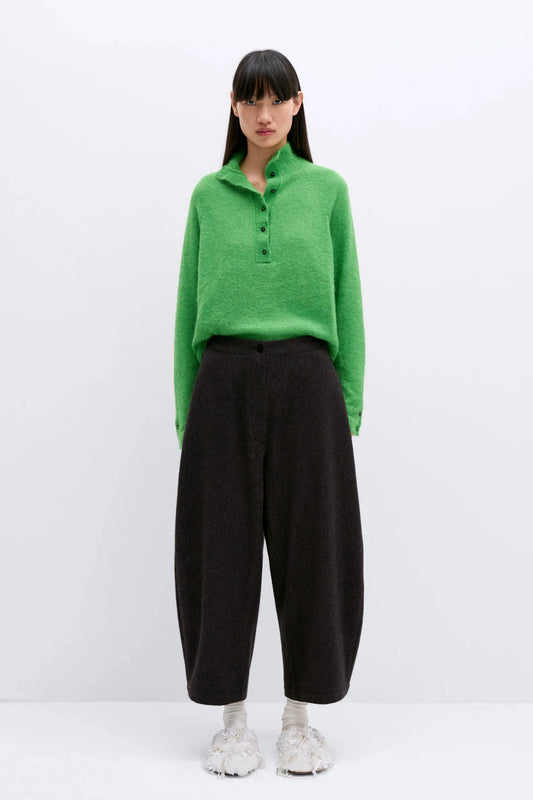 Wool Curved Pants, Java