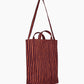 Marimekko Odelia bag Striped Tote made of heavyweight cotton canvas in the Piccolo pattern
