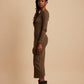 Fitted Long Sleeve Dress, Forest