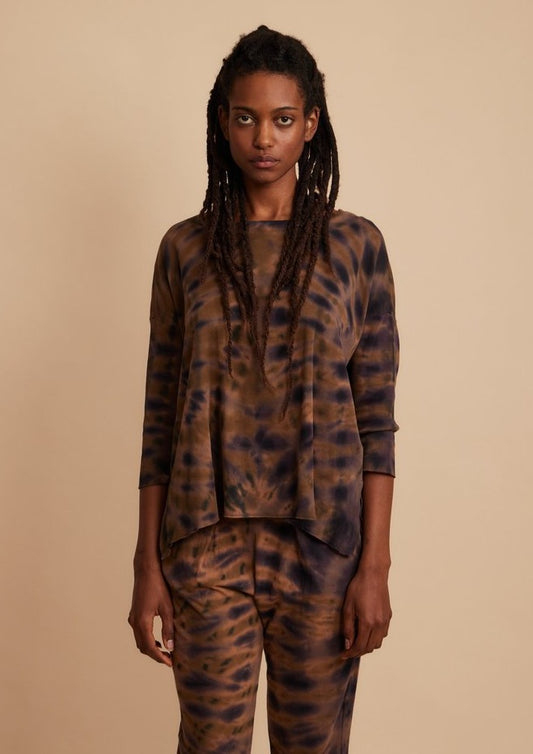 Cocoon Shirt, Rainbow Earthy