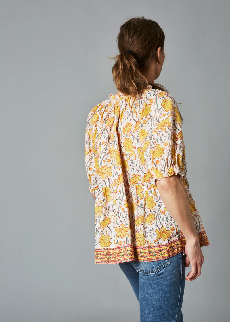 Graziana Top, Orchid Yellow