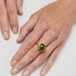 14.28cts Bright Green Tourmaline Ring