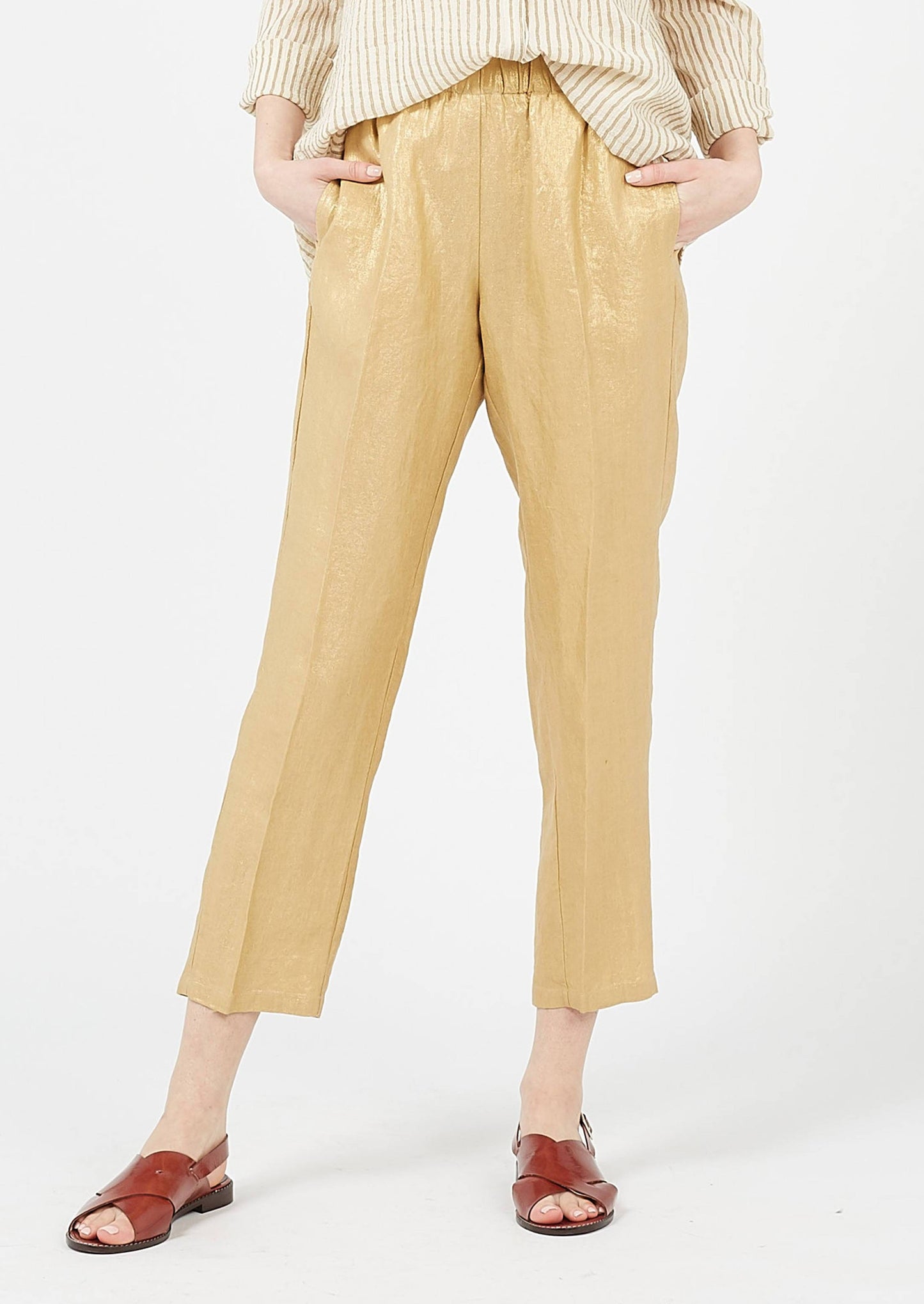 Papao Gold Linen Pant