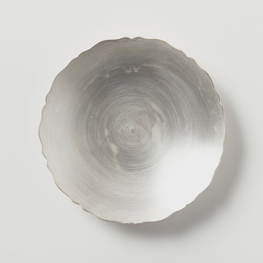 Botan Silver Dish, Medium