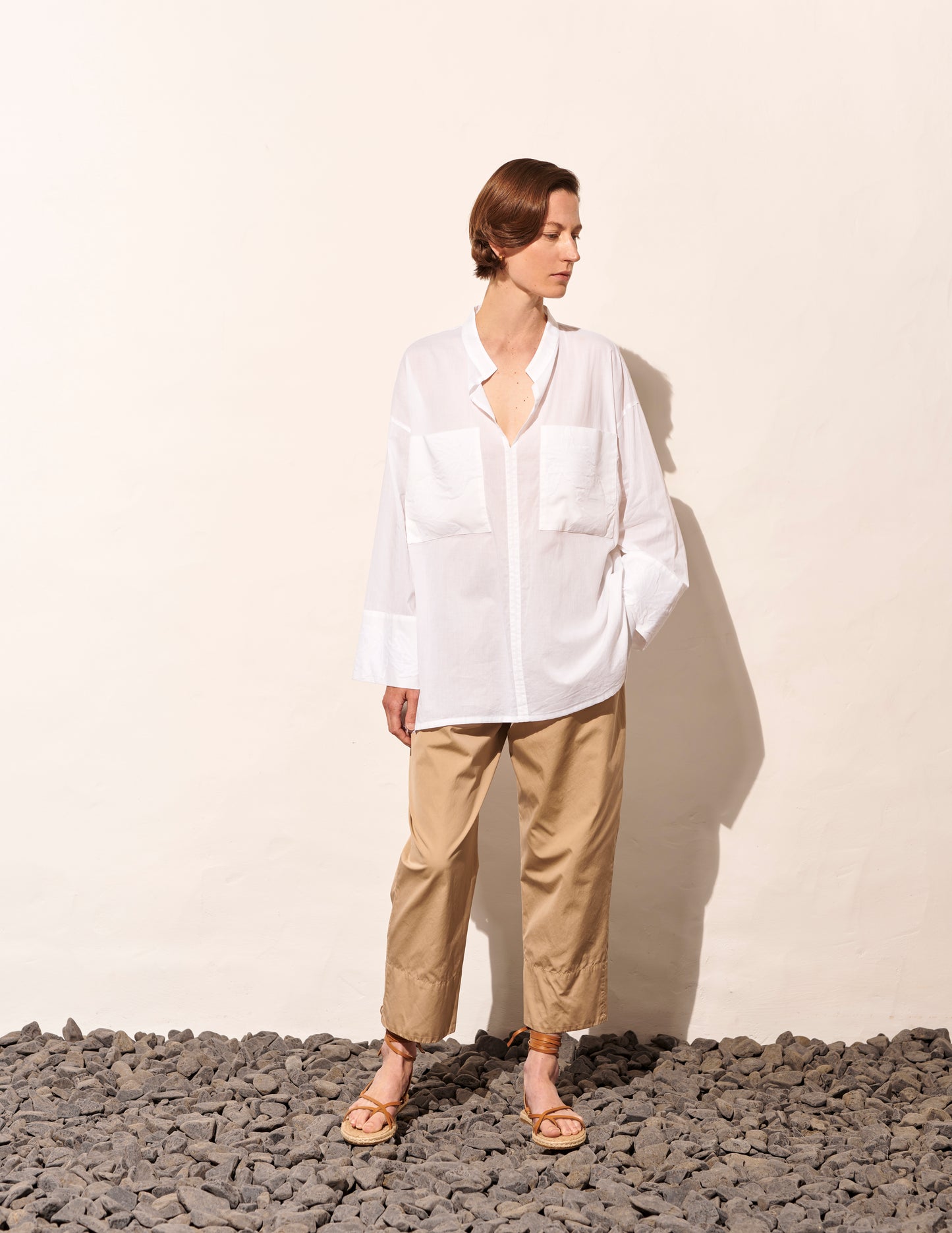 Handcrafted Applique Oversized Shirt