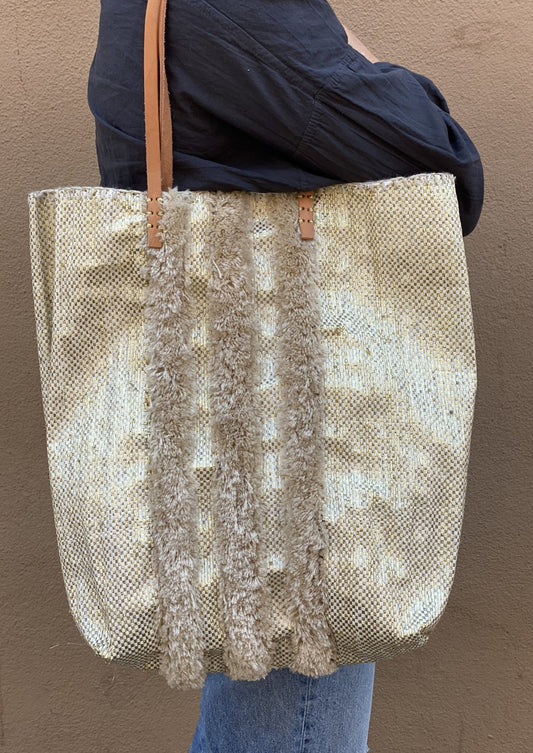 Recycled Summer Tote - Yellow Gold