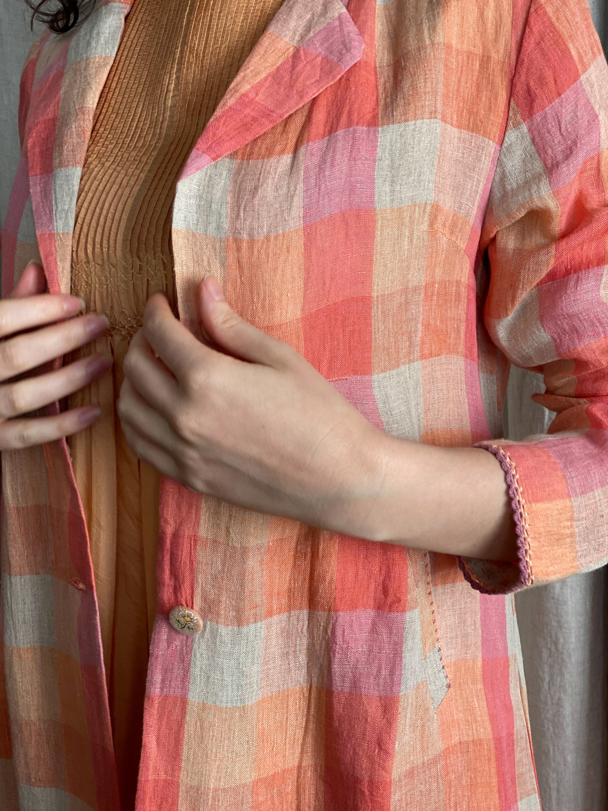 Eka Handmade Linen Clothing Sustainable Fashion Comfortable Summer Dresses Indian Clothing On Sale 