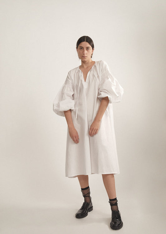 Aurelian Dress, White