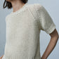 Cropped Sweater, Natural